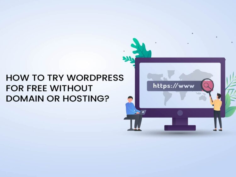 try WordPress without hosting and domain
