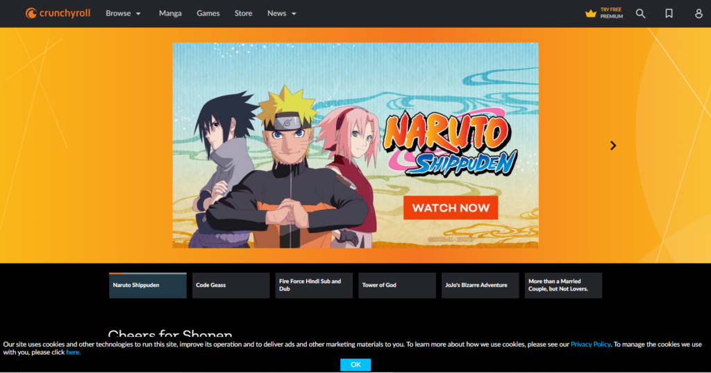 crunchyroll 9.anime alternatives