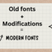 Modern Fonts