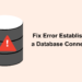 Error Establishing a Database Connection