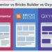 Elementor vs Bricks Builder vs Oxygen